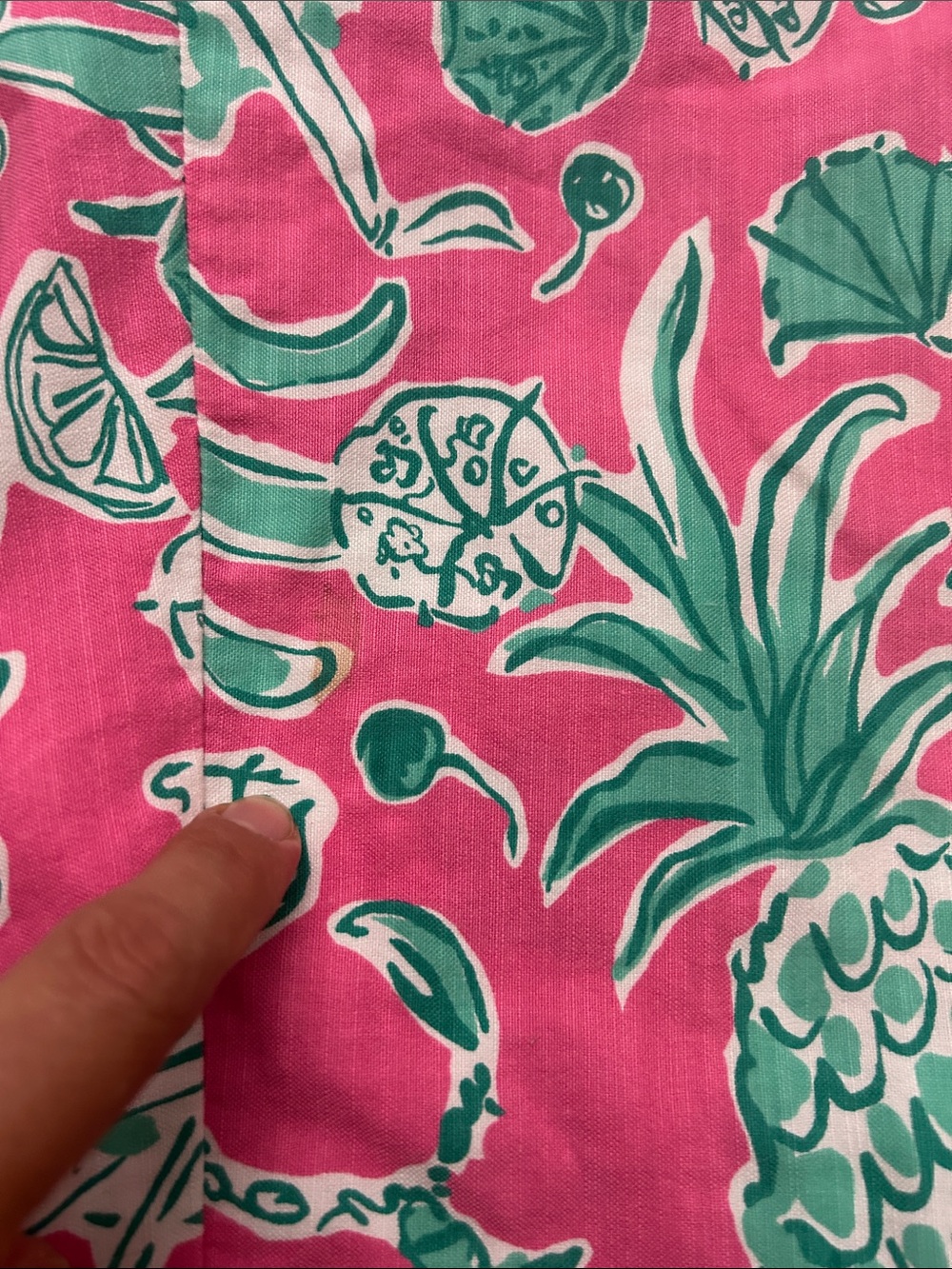 Lilly Pulitzer scorpion bowl printed crop cotton blend pants size 10 - Picture 16 of 16